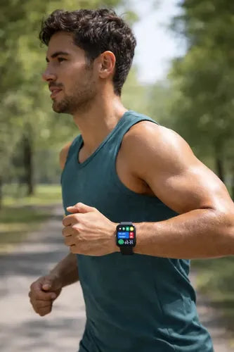 Smartwatch Deportivo Vidvie Sw1618 Para Llamadas Con Pantalla De 1.85  Y Monitor De Salud Negro Look Deportivo