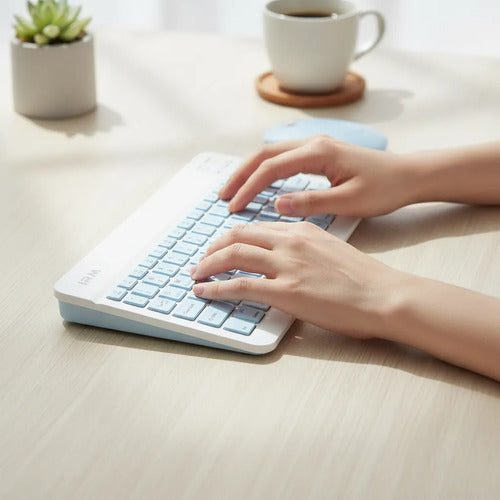 Mini Teclado Y Mouse Irm Inalámbrico Qwerty Español Mk-110