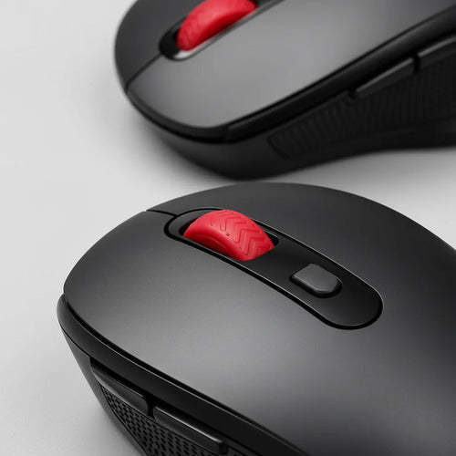 Mouse Inalámbrico 2.4ghz Bluetooth 5.0 1600 Dpi 6 Botones Negro