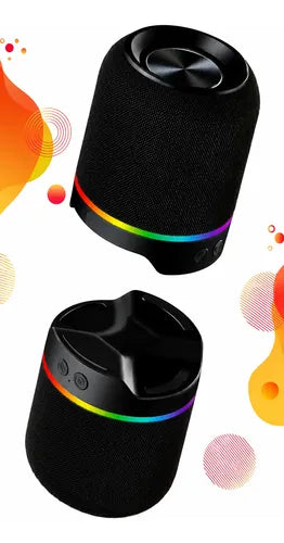 Parlante Inalámbrico M25 Doble Rgb Desmontable 10w Radio Fm