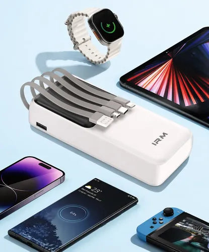 Kit Powerbank Rápido 20000mah Universal + Bolso Organizador