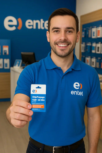 Chip Entel Prepago Pack 50 Unidades Sim Prepago 3 En 1