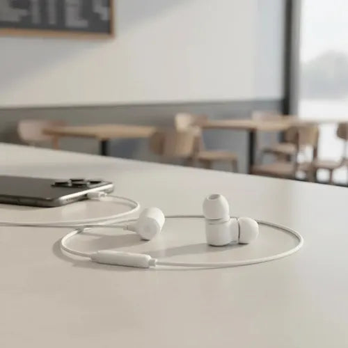Audífonos In-ear Con Micrófono Y Usb-c Para iPhone 15, Android, Samsung Y Xiaomi  Blanco