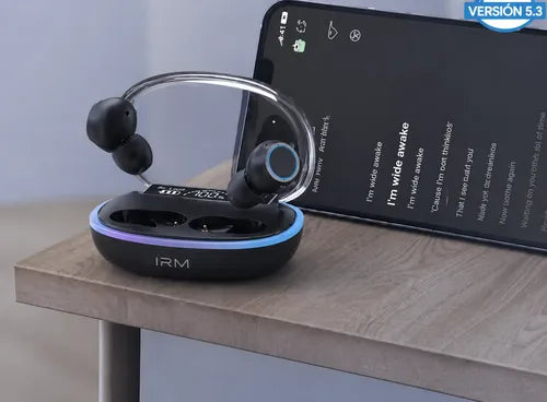 Audífonos In Ear Inalámbricos Bluetooth 5.3 Estuche Led Rgb Negro