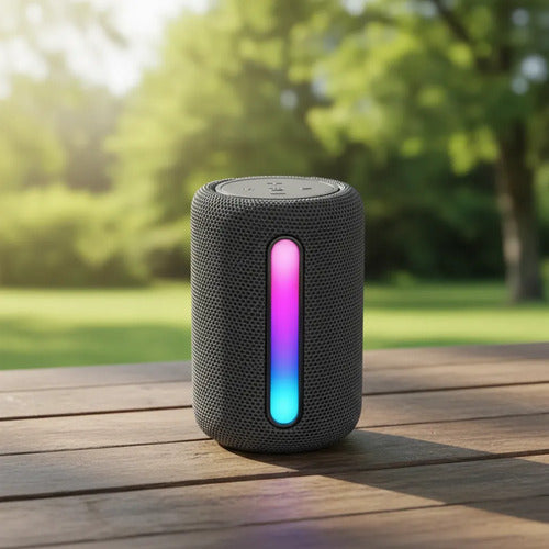 Parlante Inalámbrico A8 Bluetooth 5.3 Usb Radio Fm Luz Rgb