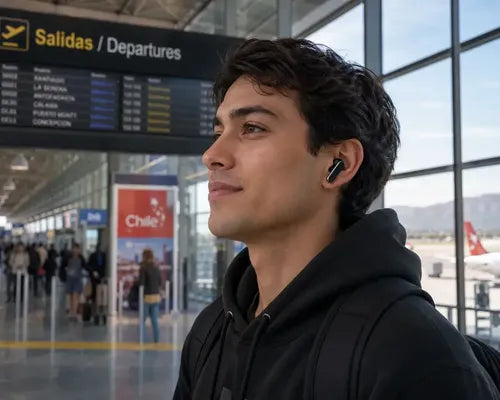 Audífonos Inalámbricos Diegmark Q-59 In-ear Con Bluetooth 5.49 Y Reducción De Ruido Negro