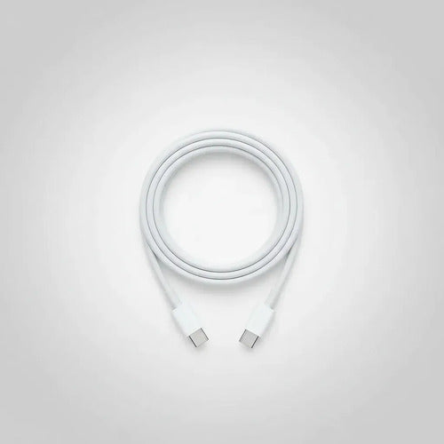 Pack De 2 Cables Usb-c A Usb-c De Carga Rápida Y Sincronización De Datos, 1 M Blanco