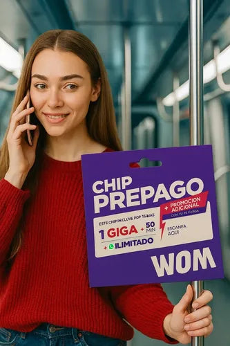 Chip Wom Prepago Pack 50 Unidades Sim Prepago 3 En 1