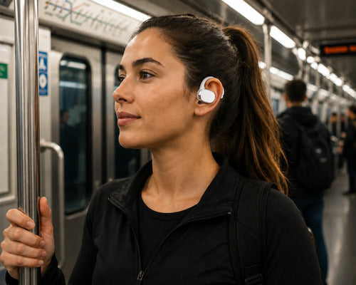 Audífonos Deportivos Bluetooth 5.3 Tws G16 Control Táctil Blanco