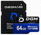 Tarjeta Microsdxc Diegmark 64 Gb Con Adaptador Sd Para Celulares Y Cámaras