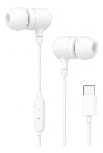 Audífonos In-ear Diegmark Sl-e120 Usb-c Con Micrófono Y Reducción De Ruido Negro