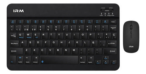 Mini Teclado Y Mouse Irm Inalámbrico Qwerty Español Mk-110