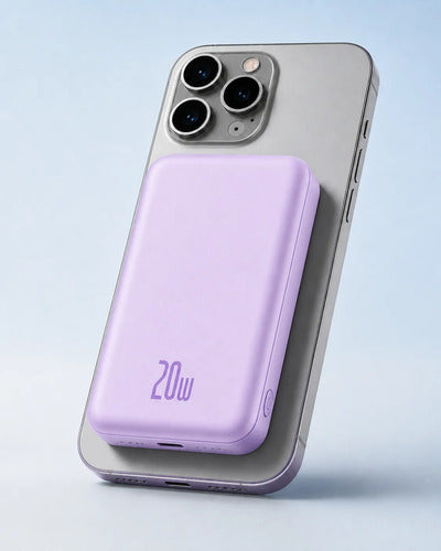 Kit Powerbank Magnético Para iPhone Samsung 5000mah + Bolso