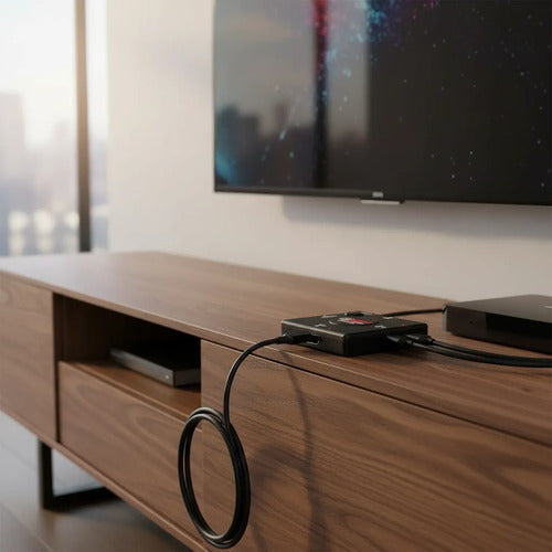 Switch Hdmi 3 Entradas Full Hd Para Consolas Pc Tv Proyector