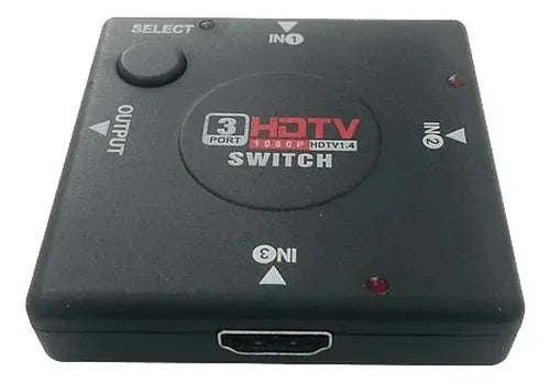 Switch Hdmi Irm Con 3 Entradas Y 1 Salida Para Tv Y Consolas