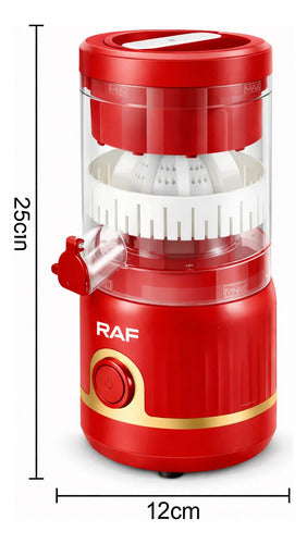 Exprimidor De Cítricos Portátil 45w 250ml Recargable Compact Rojo 50 Hz/60 Hz