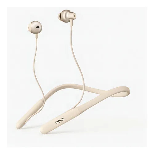 Audífonos Bluetooth Vidvie Bt888 Deportivos Gamer Ipx5 Neckband 20h Beige