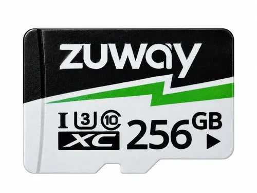 Tarjeta De Memoria Microsd Zuway 256gb Clase 10 U3 A1 Alta Velocidad 100mb/s Premium Compatible Con Nintendo Swicht 1, Video 8k, Celulares, Tablets, Cámaras De Seguridad Y Deportivas, Uso Profesional