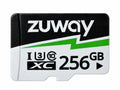 Tarjeta De Memoria Microsd Zuway 256gb Clase 10 U3 A1 Alta Velocidad 100mb/s Premium Compatible Con Nintendo Swicht 1, Video 8k, Celulares, Tablets, Cámaras De Seguridad Y Deportivas, Uso Profesional