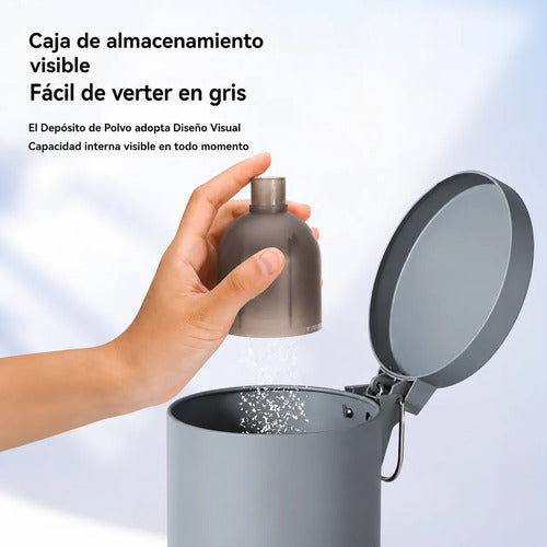 Aspiradora Inalámbrica Mini K20 Recargable Para Auto Y Hogar Blanco