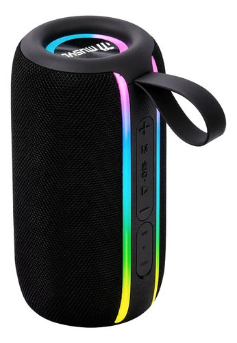Parlante Bluetooth 8w Tws Luces Led Recargable Usb 1500mah