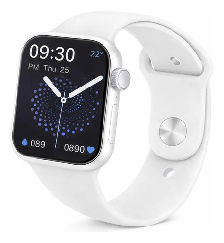 Smartwatch Hw22-pro Deportivo Pantalla Hd Llamadas Bluetooth Blanco Look Deportivo